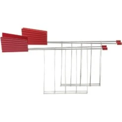 Alessi Plisse Gitter, Rot