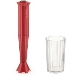 Alessi Plissé Stabmixer, Rot