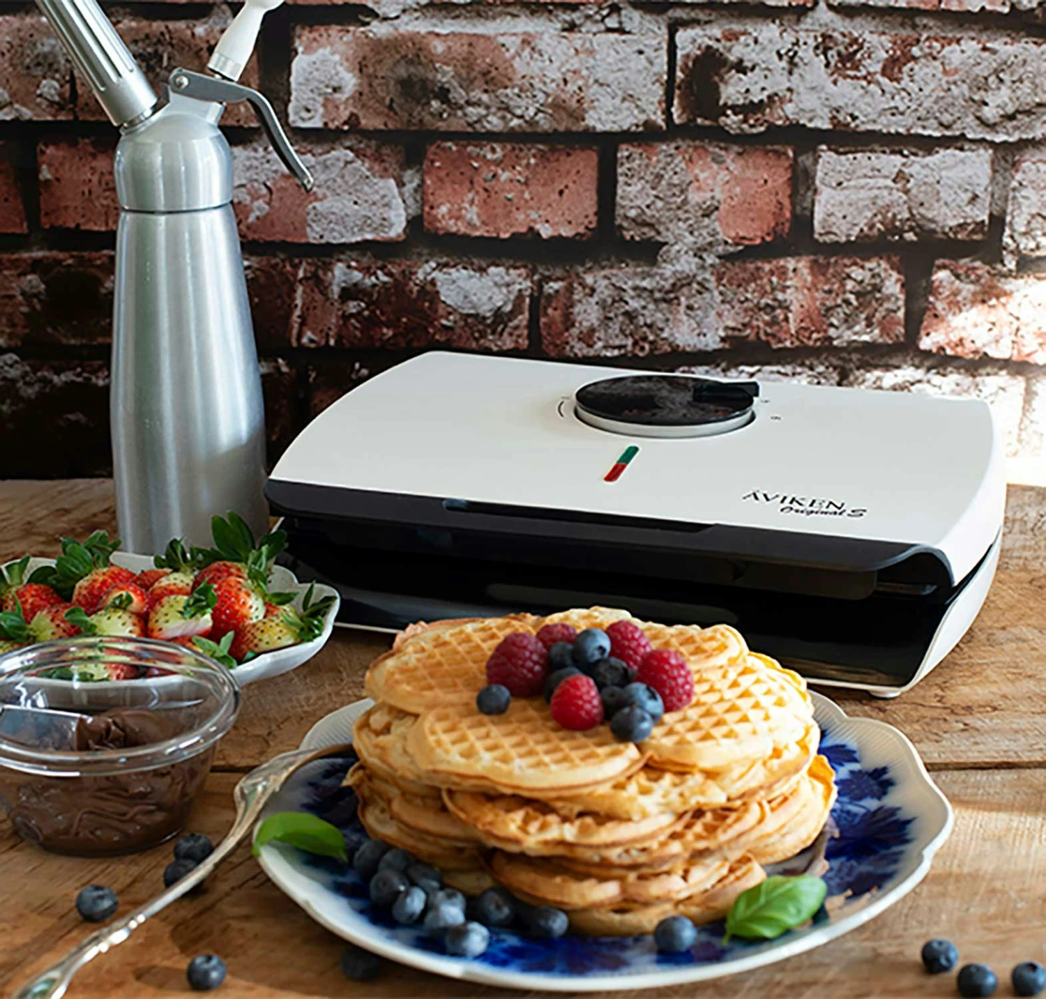 Ding Dong Original Waffeleisen Doppelt – Bild 3