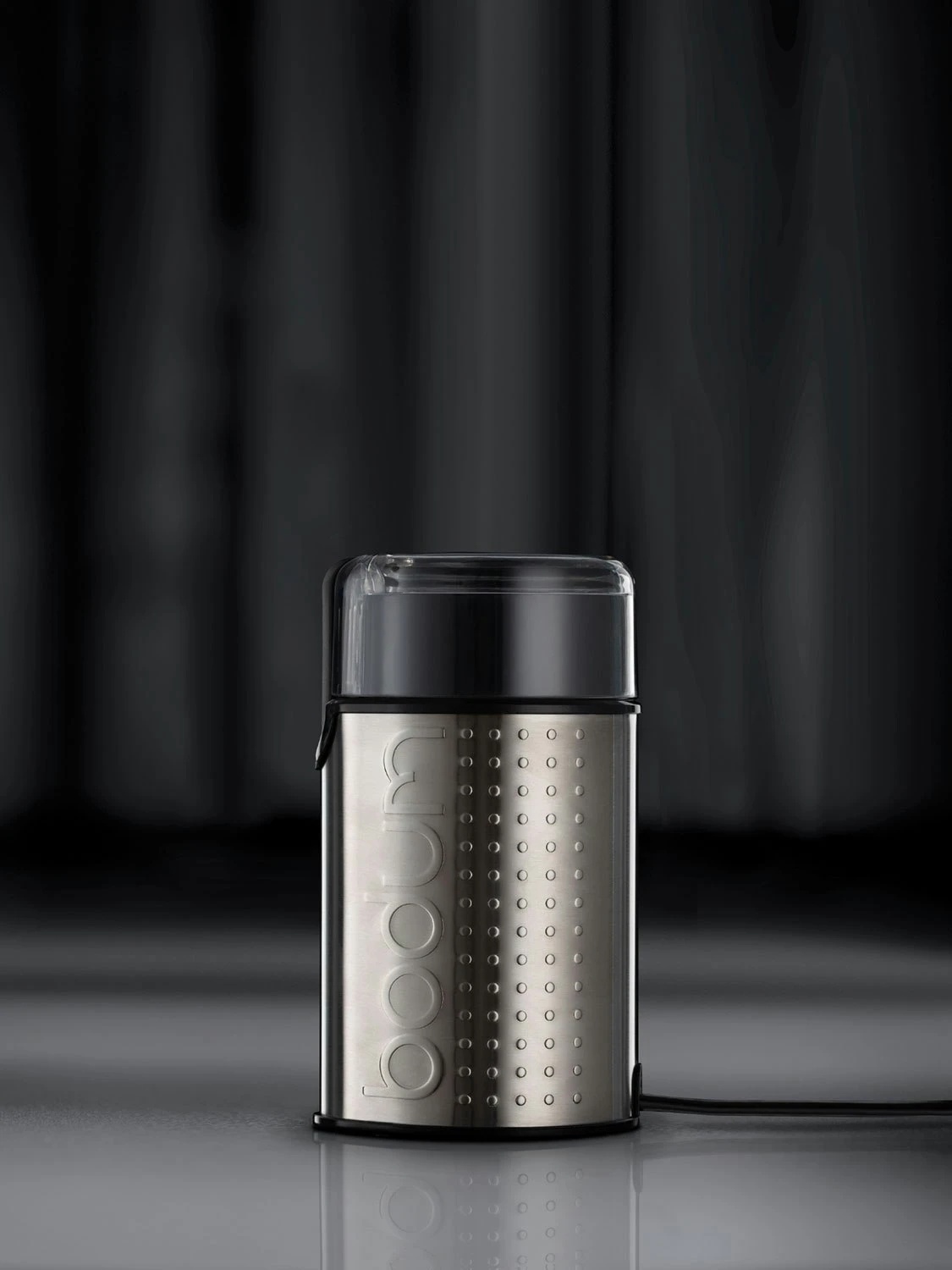 Bodum Bistro Kaffeemühle Elektrisch Matt Chrom – Bild 2