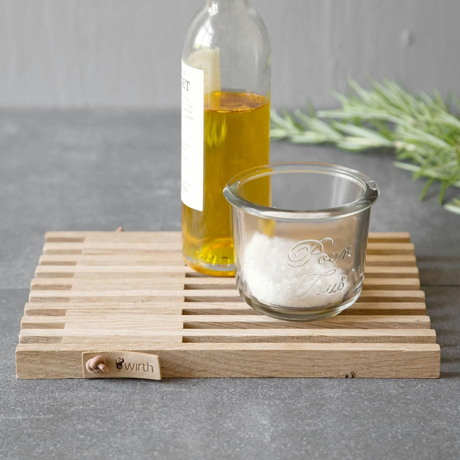 Table Frame Topfuntersetzer Aus Geölter Eiche – Bild 3