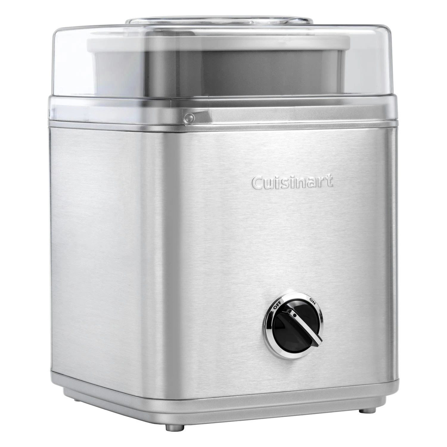Cuisinart Ice Cream Deluxe Eismaschine 2 L, Stahlgrau