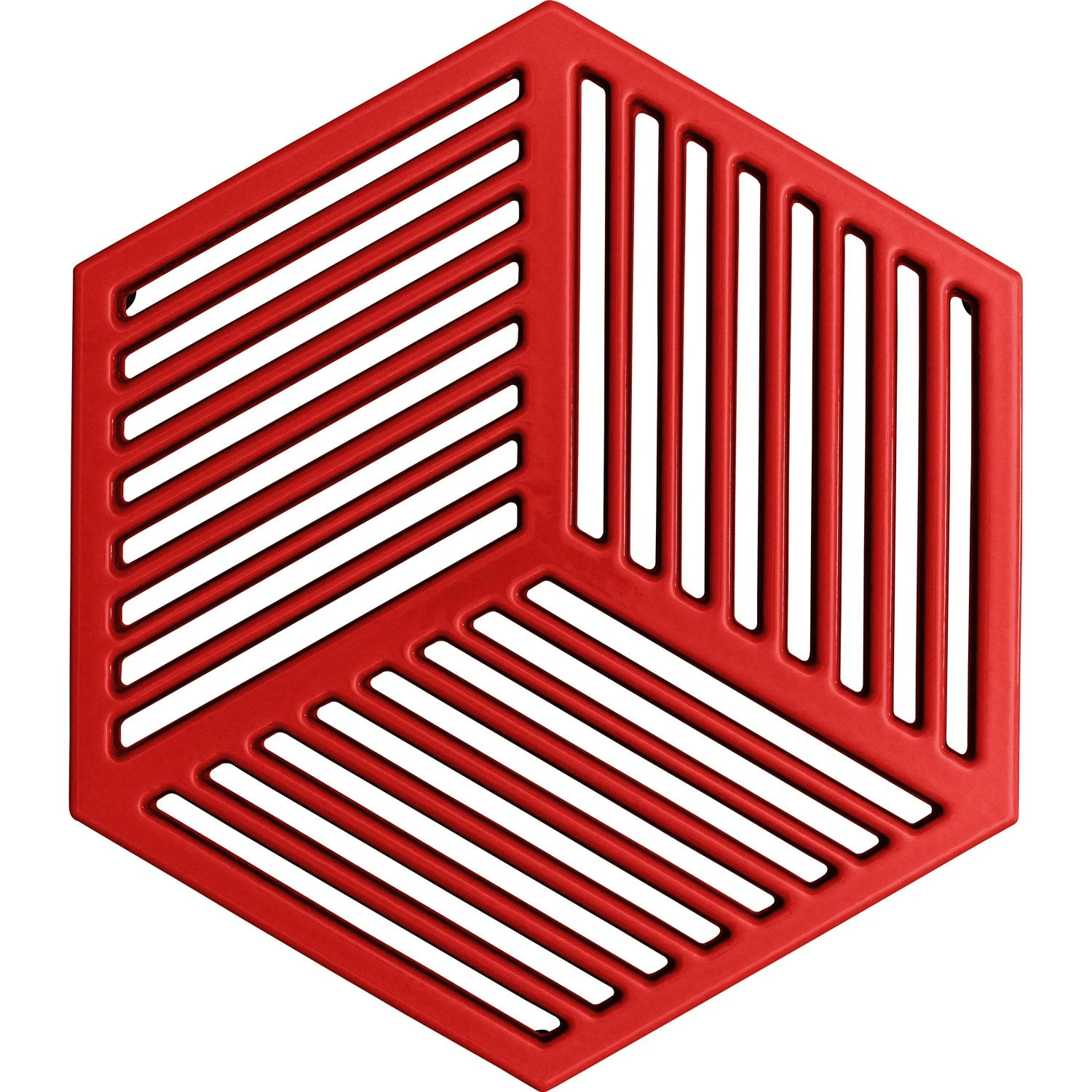 Denby Pomegranate Topfuntersetzer Gusseisen 21,5x24,5 Cm, Rot