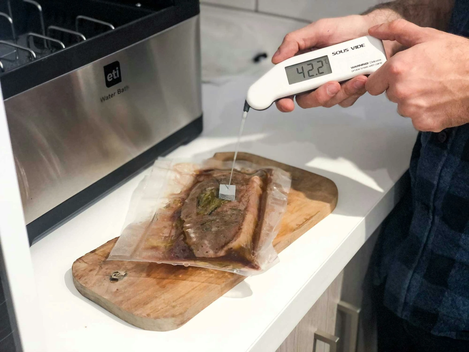 Thermapen Sous Vide Thermometer Weiß – Bild 2