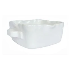 Provence Ofenform 18x14x7 Cm, Mattweiß