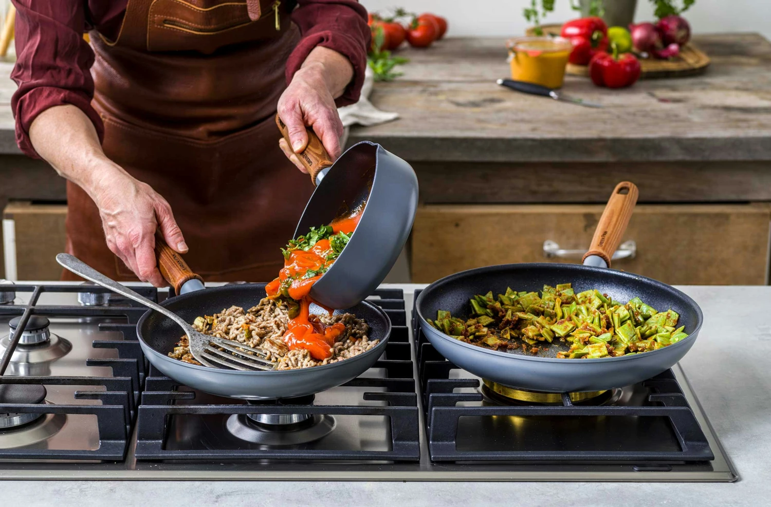 Greenpan Mayflower Bratpfanne Dark Charcoal, 24 Cm – Bild 2