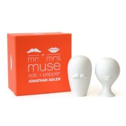 Jonathan Adler Mr. & Mrs. Muse Salz & Pfefferstreuer, Weiss