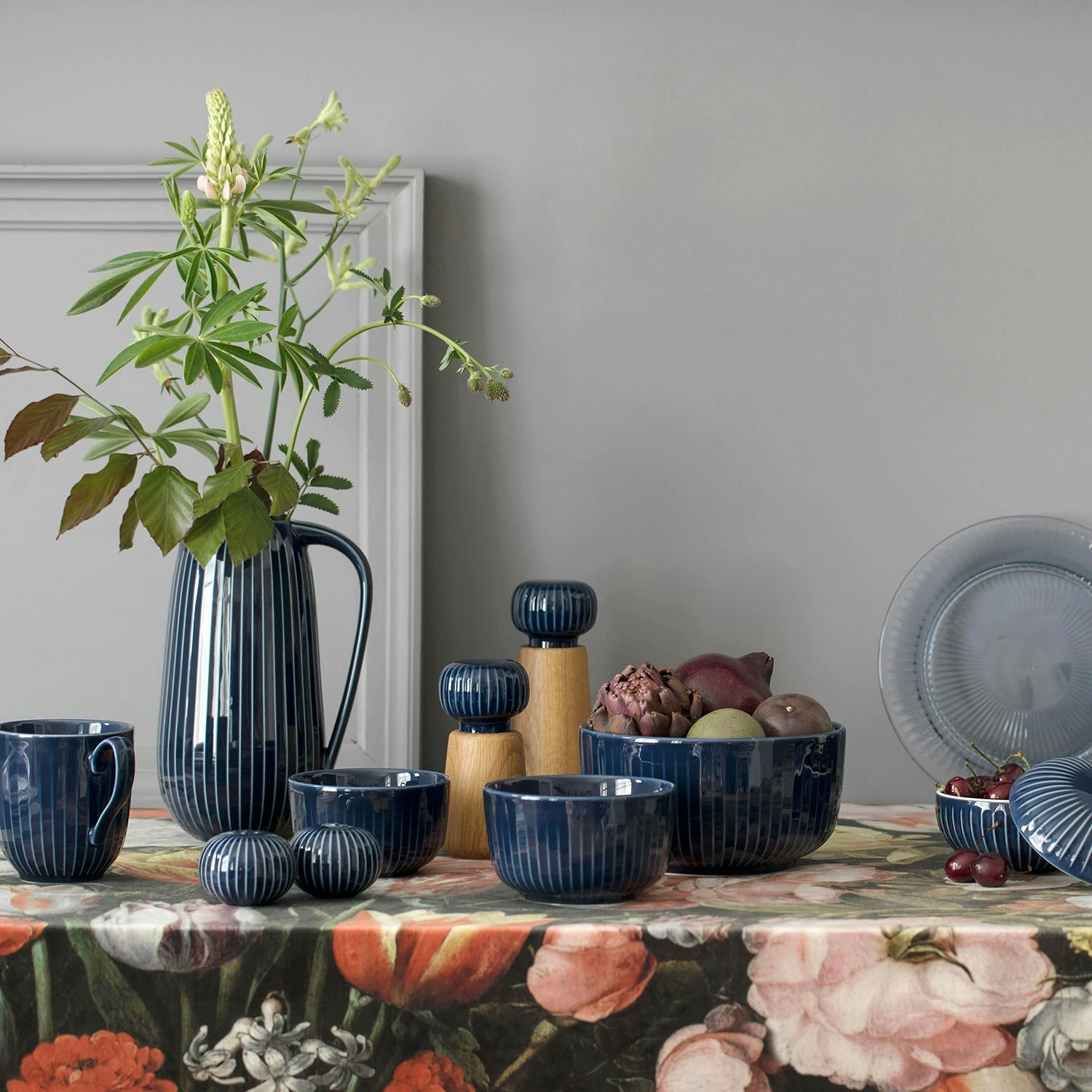 Kähler Hammershøi Kräutermühle Large, Weiß – Bild 3