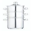 Kitchen Craft Three Tier Dampfgarer, 4 Teile, 20 Cm
