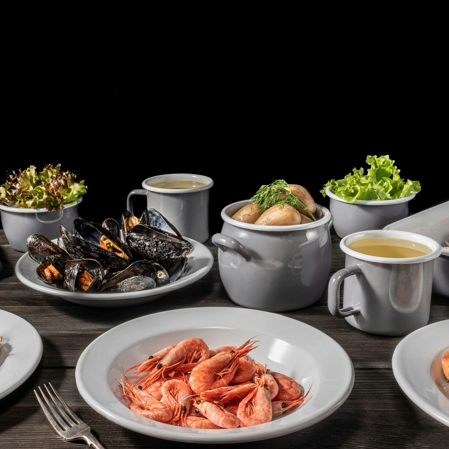 Kockums Jernverk Topf 4 L, Grau – Bild 4