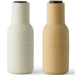 Menu Bottle Grinder Gewürzmühle 2-er Set, Barley/Walnussfarben