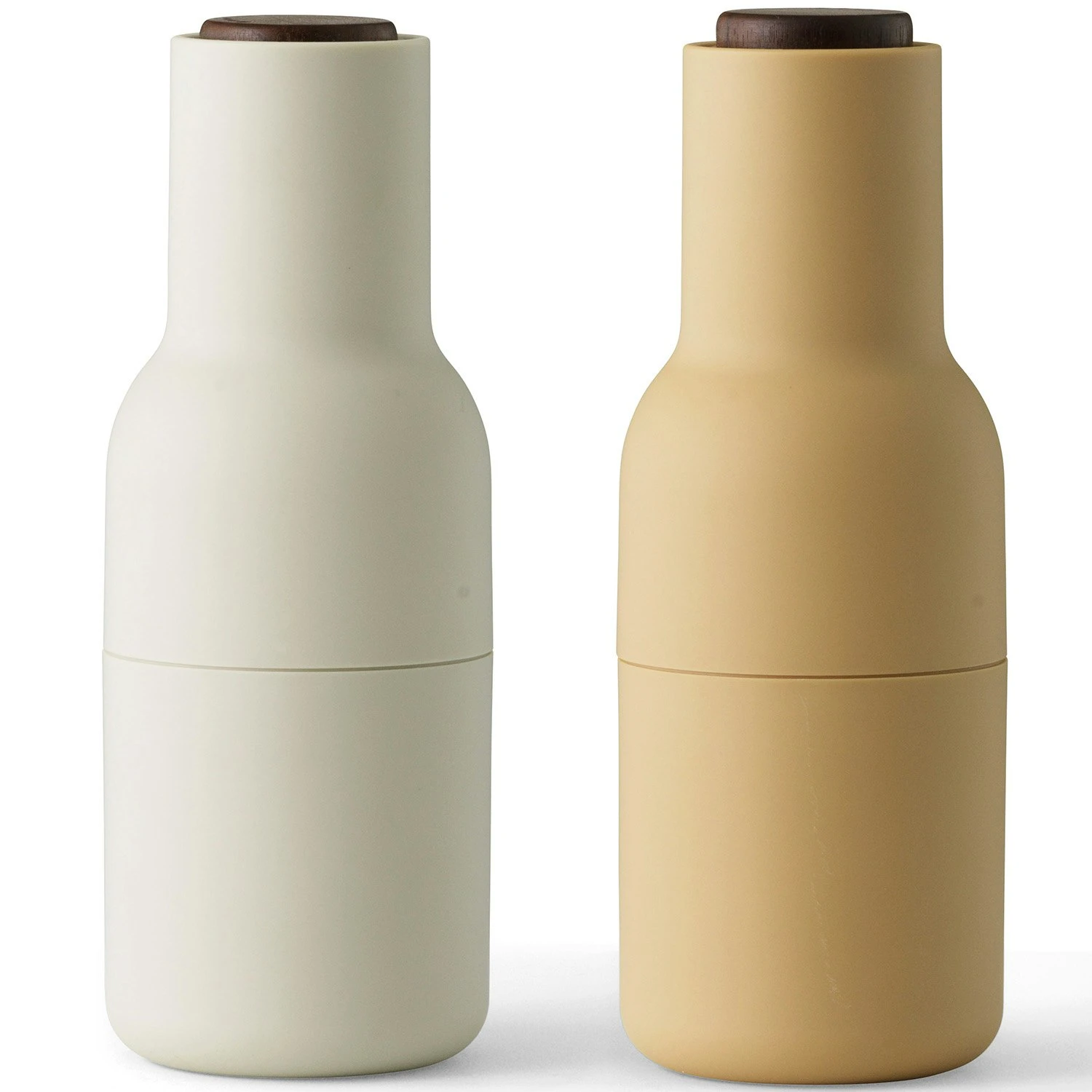 Menu Bottle Grinder Gewürzmühle 2-er Set, Barley/Walnussfarben