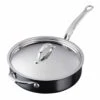 Meyer Hestan NanoBond Pfanne Mit Deckel, 30 Cm/4,7 L