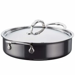 Meyer Hestan NanoBond Sauteuse Mit Deckel, 26 Cm/3,3 L