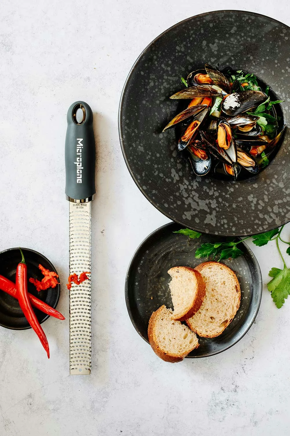 Microplane Premium Classic Zestenreißer, Anthrazit – Bild 2