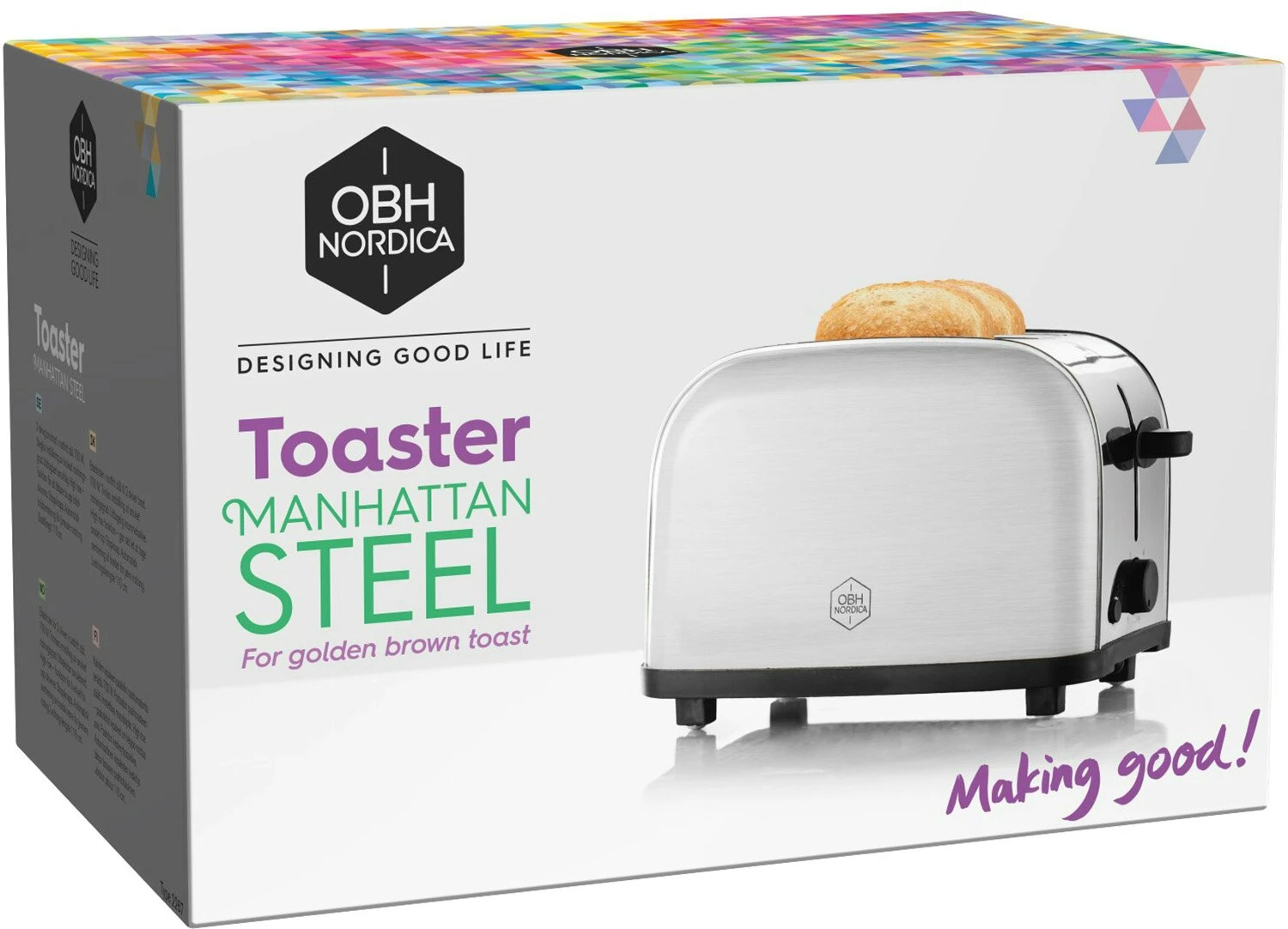 OBH Nordica Toaster Manhattan 2 Scheiben – Bild 4