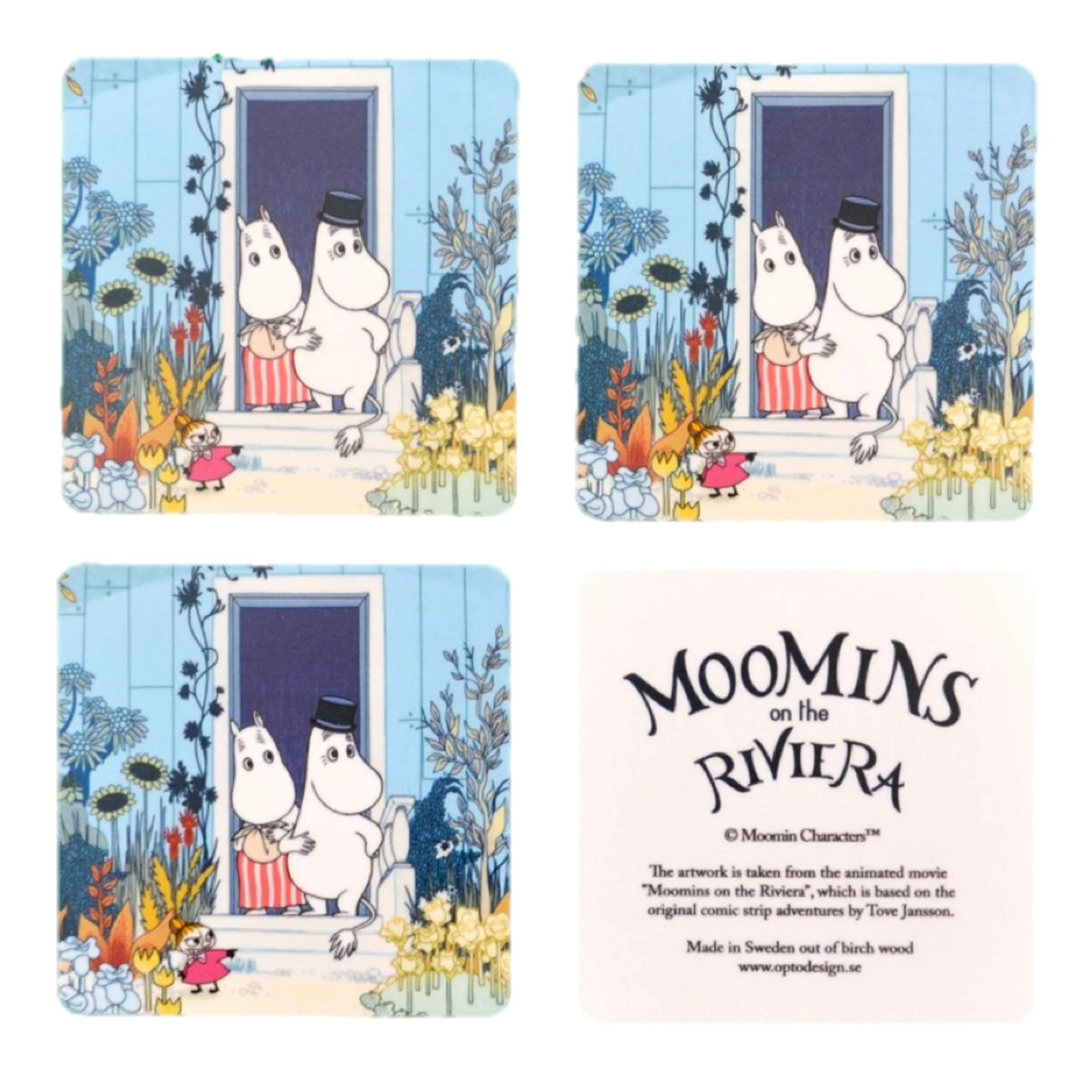 Moomin Doorstep Untersetzer 4-pack – Bild 2