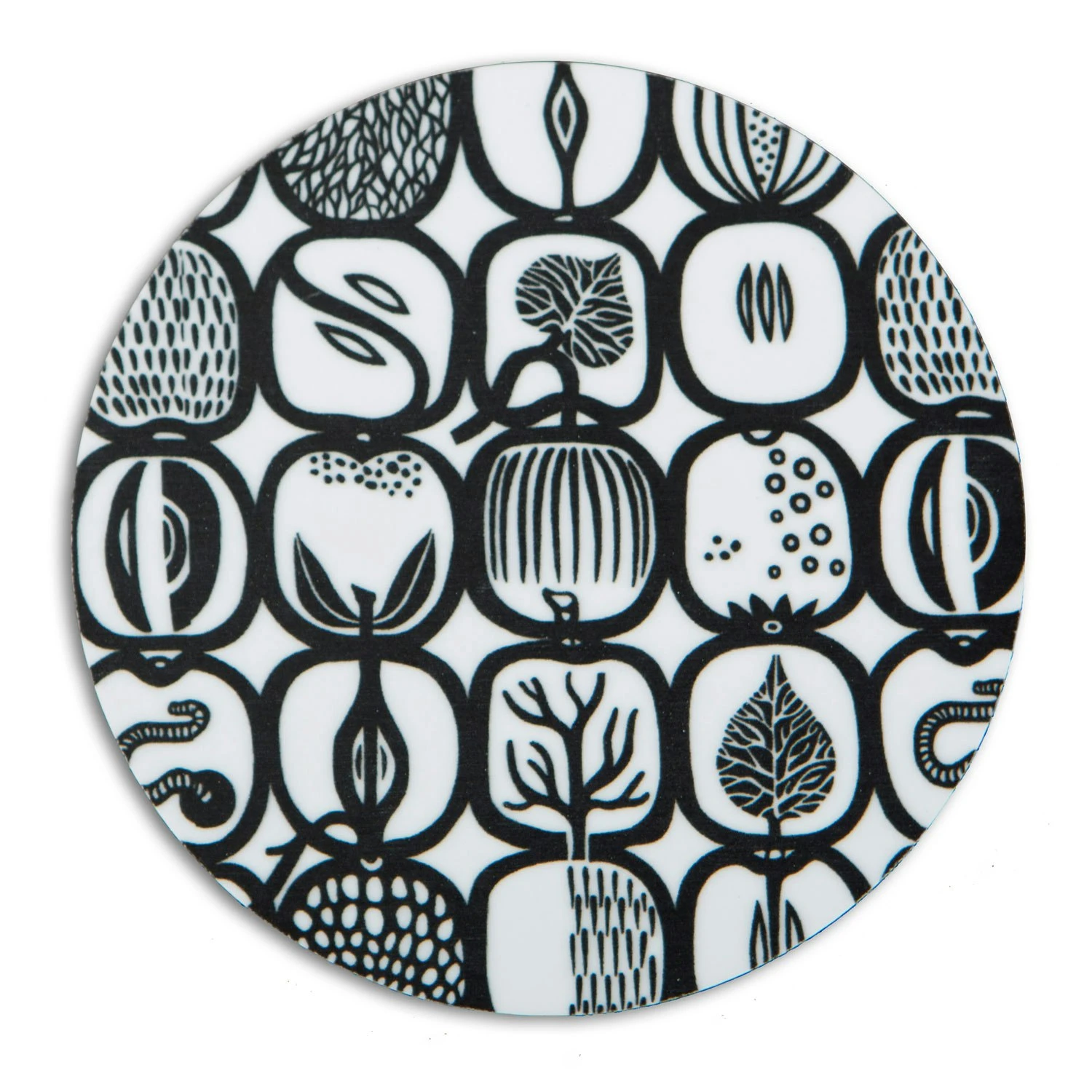 Stig Lindberg Fruktlåda Pot Coaster, Ø21 Cm