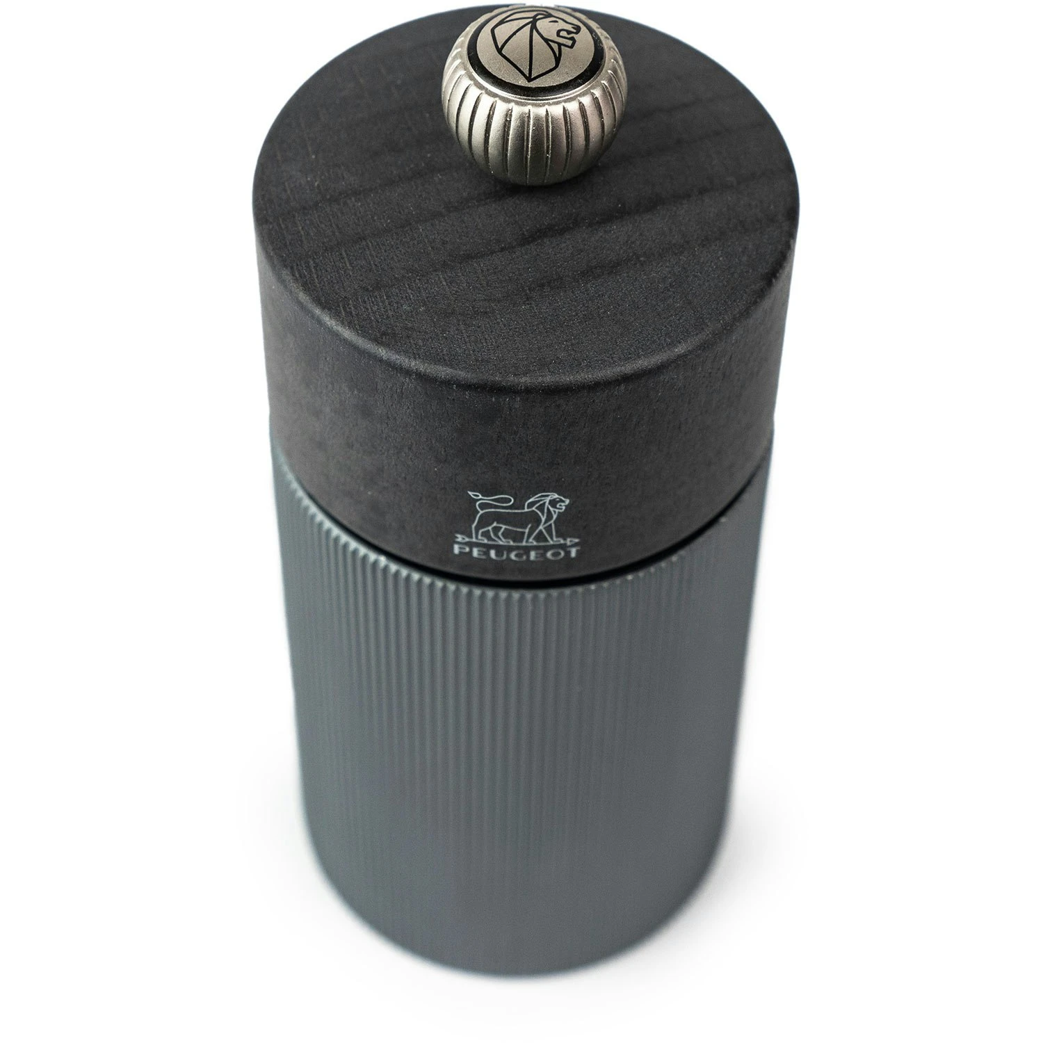 Peugeot Line Pfeffermühle 12 Cm, Dunkles Holz / Dunkelgrau Melange – Bild 2