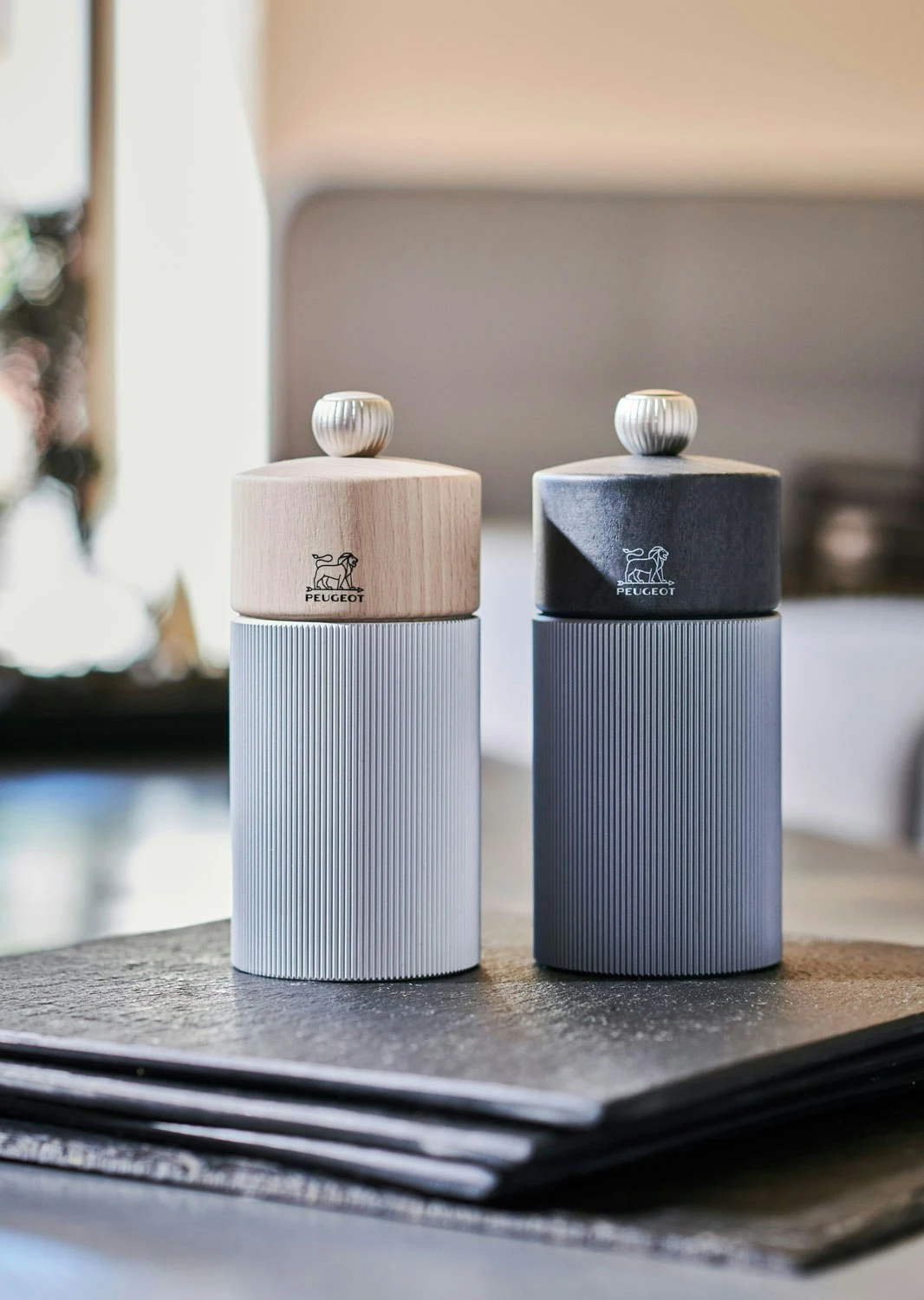 Peugeot Line Salzmühle 12 Cm, Natural / Hellgrau – Bild 4