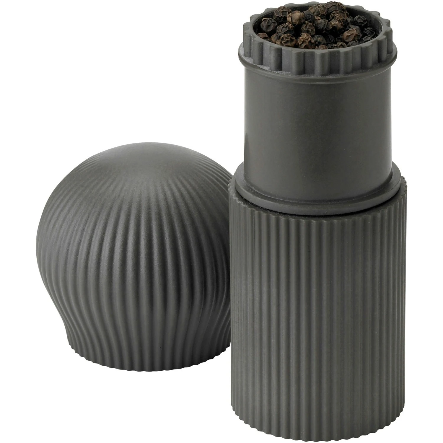 RIG TIG Cheffy Salzmühle / Pfeffermühle 12,5 Cm, Grau – Bild 2