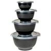 Rosti Margrethe Schüsselset Mini 8-tlg, Schwarz