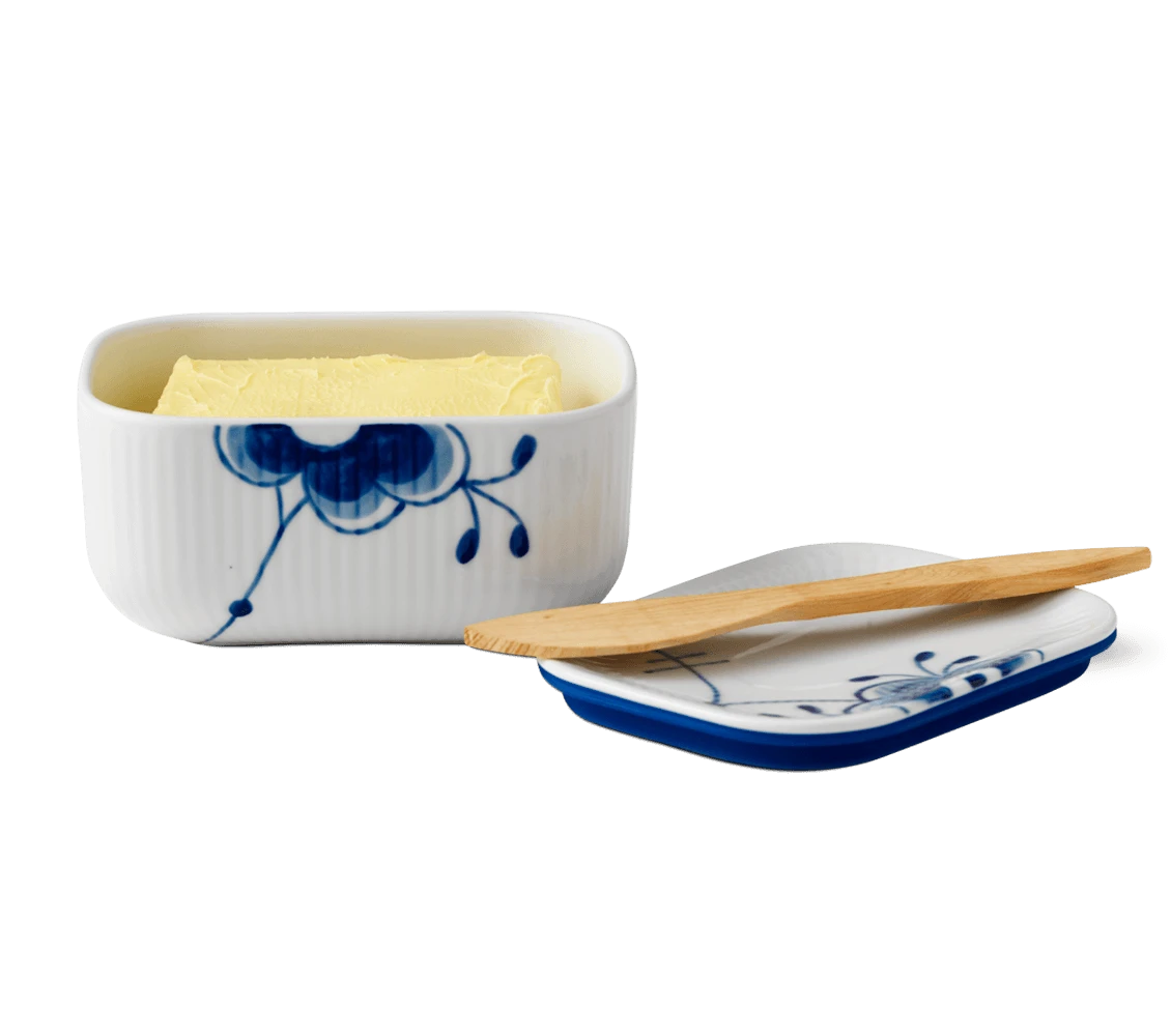 Royal Copenhagen Blue Fluted Mega Butterdose Mit Deckel – Bild 2