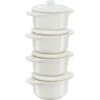 Staub Topfset Mini Ø10 4-er Set, Ivory White