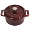 Staub Round Cocotte In Cast Iron 25 Cl, Grenade Red