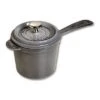 Staub Small Round Casserole In Cast Iron, Grey