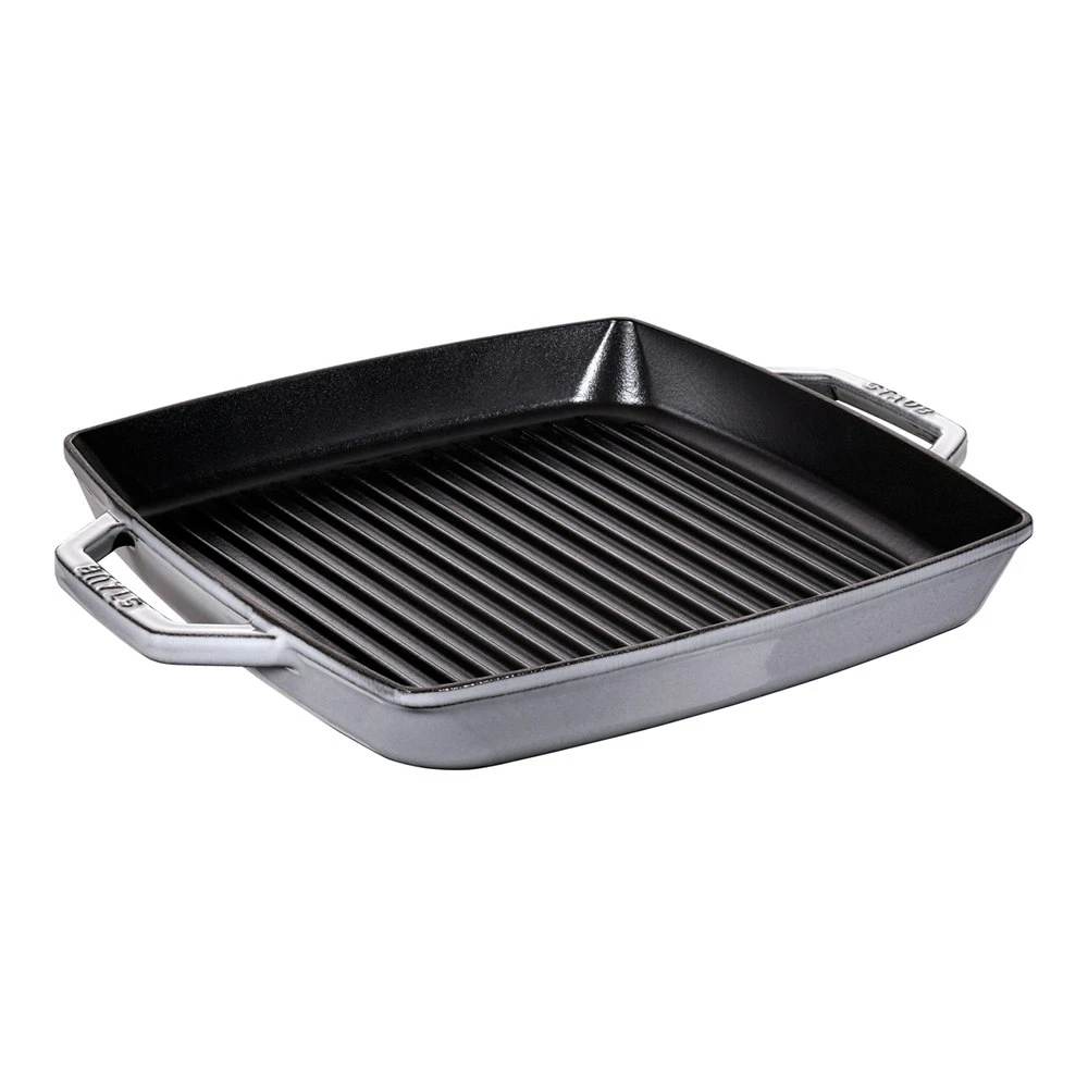 Staub Grillpfanne 33x33cm, Grau