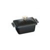 Staub Terrine Aus Gusseisen 70 Cl, Schwarz