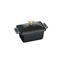 Staub Terrine Aus Gusseisen 70 Cl, Schwarz
