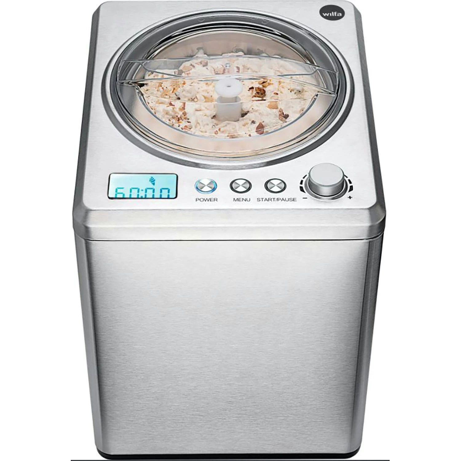 Wilfa Eismaschine 2,5 L Silber