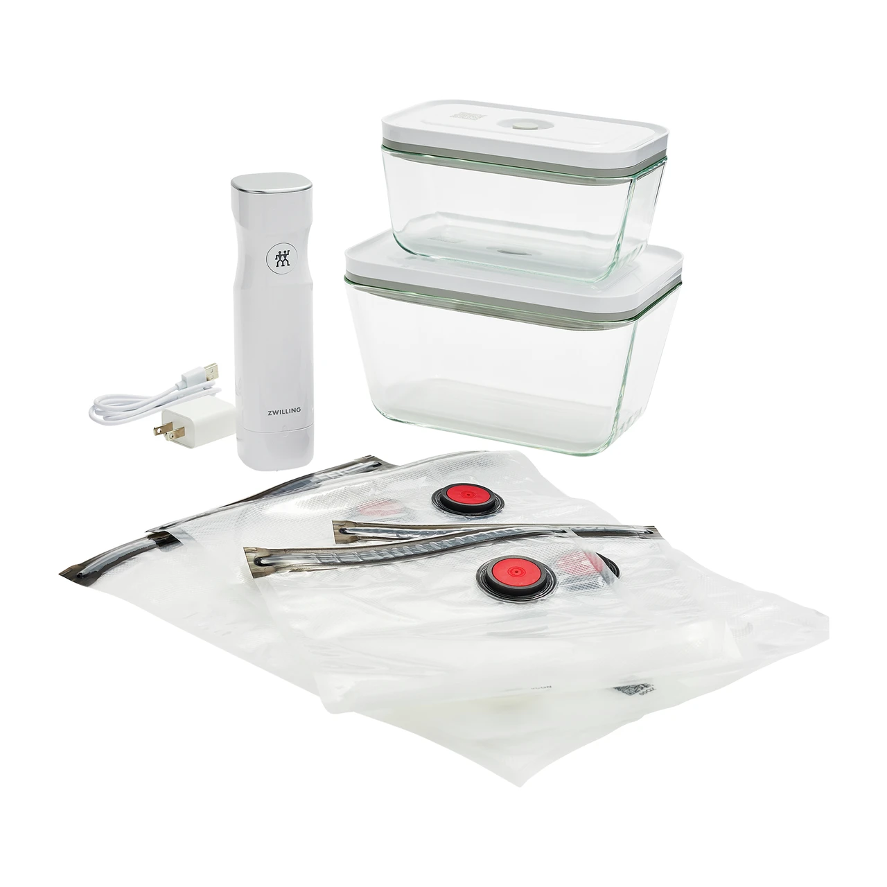 Zwilling Fresh & Save Starter-Kit Mit Vakuumpumpe / Taschen / Behälter Aus Glas, 7 Teile – Bild 3