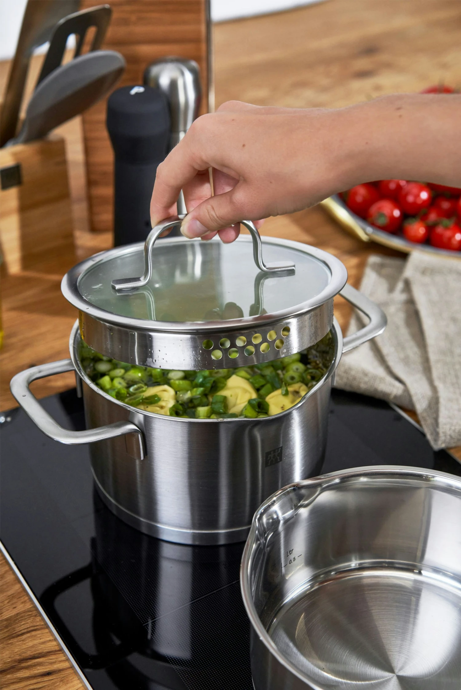 Zwilling True Flow Topfset Edelstahl 3 Teile – Bild 4